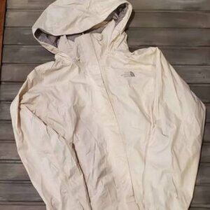 North Face hooded HyVent Jacket Women's White Medium
